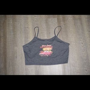 West Coast California - romwe crop top